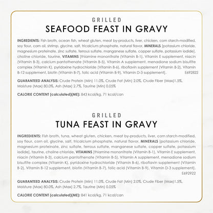 Purina Fancy Feast Grilled Seafood Wet Cat Food, 3 Oz Cans, 24-Pack5