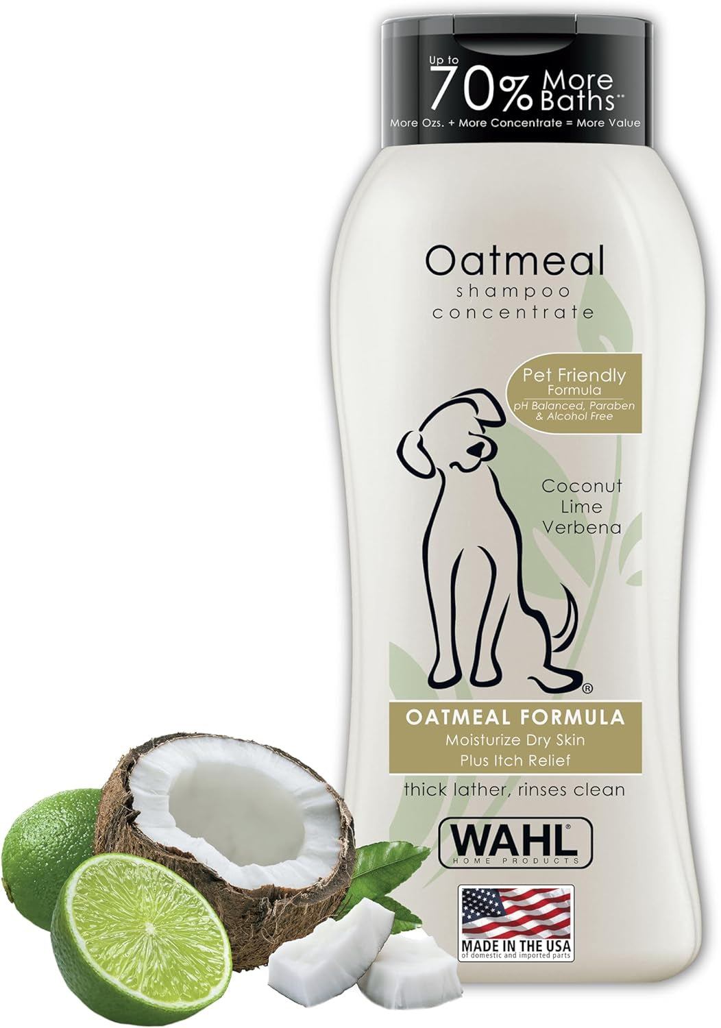 wahl-usa-dry-skin-itch-relief-pet-shampoo-for-dogs-oatmeal-formula-with-coconut-lime-verbena-scent-pet-friendly-formula-24-oz-model-820004a-oatmeal-formula-moisturizes-skin-provides-itch-relief-for-sensitive-skin-dogs-pet-friendly-formula-model-820004a