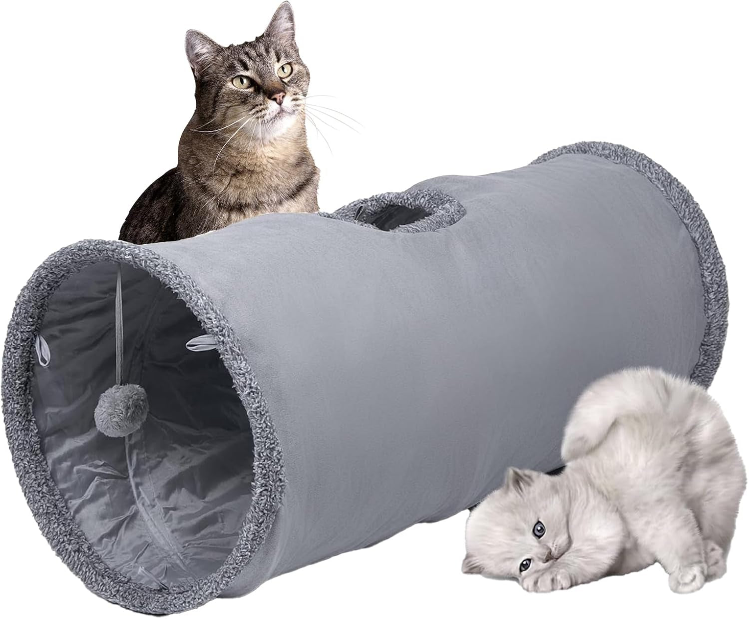 cat-tunnel-durable-suede-collapsible-cat-play-tube-toys-with-play-ball-indoor-cat-tunnel-for-cat-puppy-kitty-kitten-rabbit-small