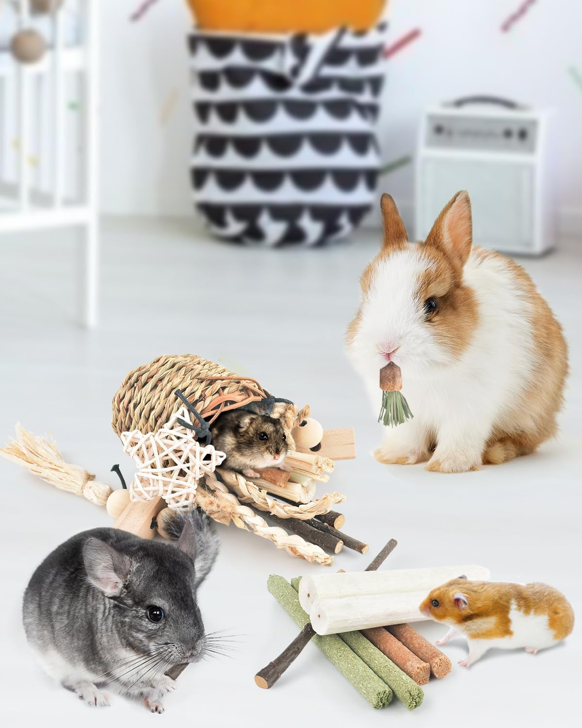bissap-bunny-chew-toys-natural-seagrass-hanging-basket-chews-water-plant-woven-chinchillas-chewing-treats-for-rabbits-guinea-pigs-chinchillas-hamsters-rats-and-other-small-pets-teeth-grinding-toy