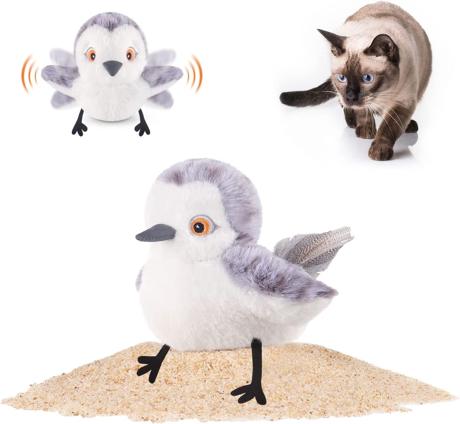 potaroma-cat-toys-flapping-bird-no-flying-lifelike-sandpiper-chirp-tweet-rechargeable-touch-activated-kitten-toy-interactive-cat-exercise-toys-for-all-breeds-cat-kicker-catnip-toys-4-0-lifelike-sandpiper-chirp-touch-activated-rechargeable-kitten-kitty-exercise-catnip-kicker-for-all-breeds-4-0-inches