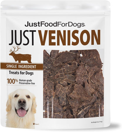 Just Food for Dogs Single Ingredient Healthy Dog Treats and Dog Snacks, Jerky Treats, Human Grade, Preservative and Grain Free, Rawhide Free Chews, Low Calorie Treat - Chicken Breast, 5 Oz | Human Grade Chicken Treats for Dogs, Jerky Dog Snacks, Preservative & Grain Free, Rawhide Free Chews, Low Calorie Treat16
