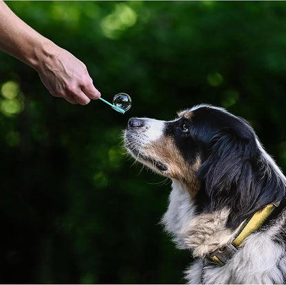 Puppy Love Bubbles, Peanut Butter & Bacon Scented Bubbles 4Oz. Bottle-2 Pack Combo (1 Peanut Butter/1 Bacon) for Dogs10