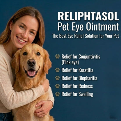 Pet Eye Cream – Vet-Formulated Dog Eye Infection Treatment, Pink Eye Relief, Conjunctivitis Relief, Dry Eyes & Red Eye, Tear Stain Remover for Dogs, Cats, Cattle, Sheep, Horses – 1 Tube4