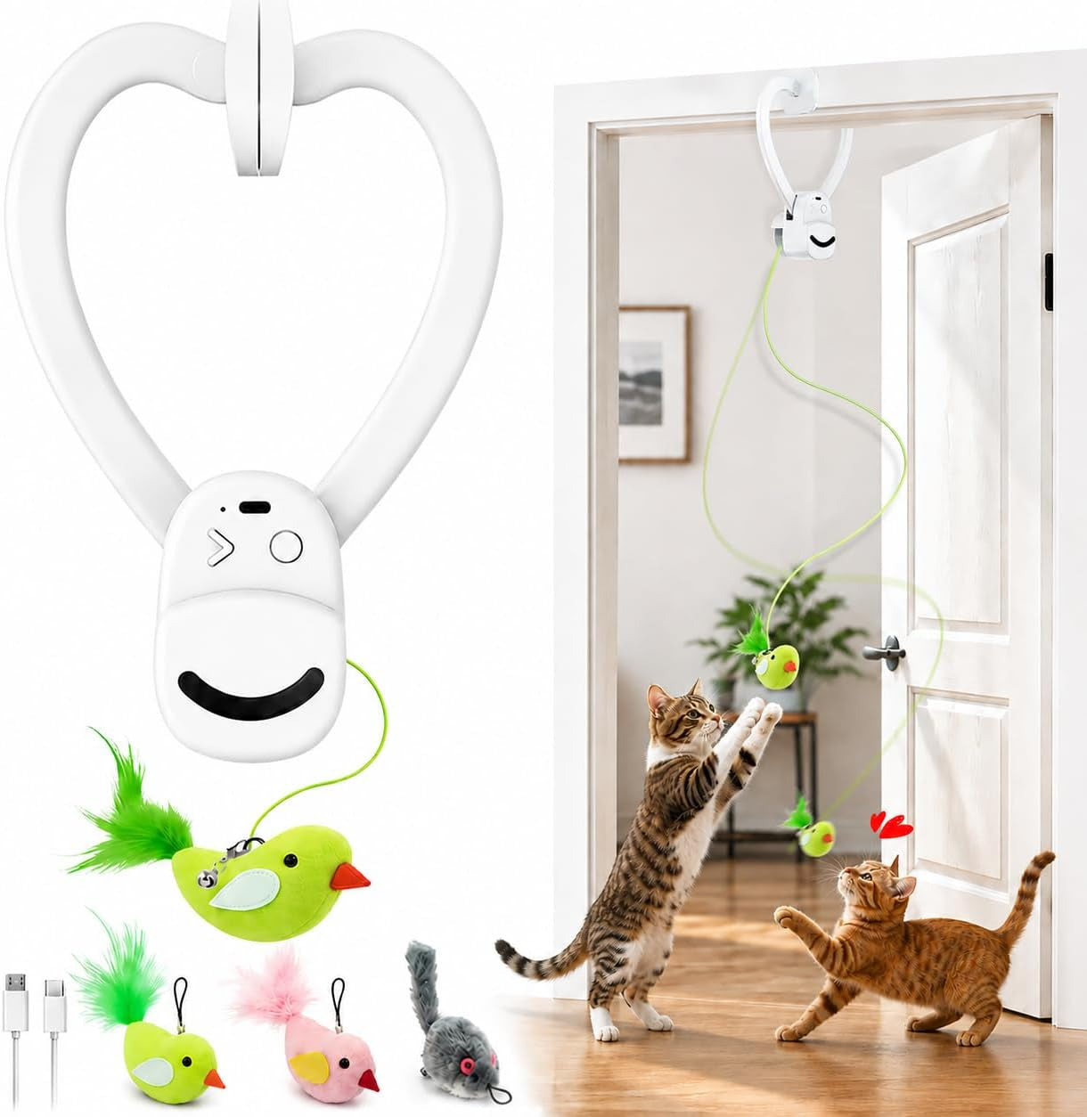 interactive-cat-toys-for-indoor-cats-automatic-flying-bird-feather-wand-chase-exercise-enrichment-stimulation-usb-rechargeable-durable-safe-hanging-toy-for-bored-kittens-adult-multi-cat-households