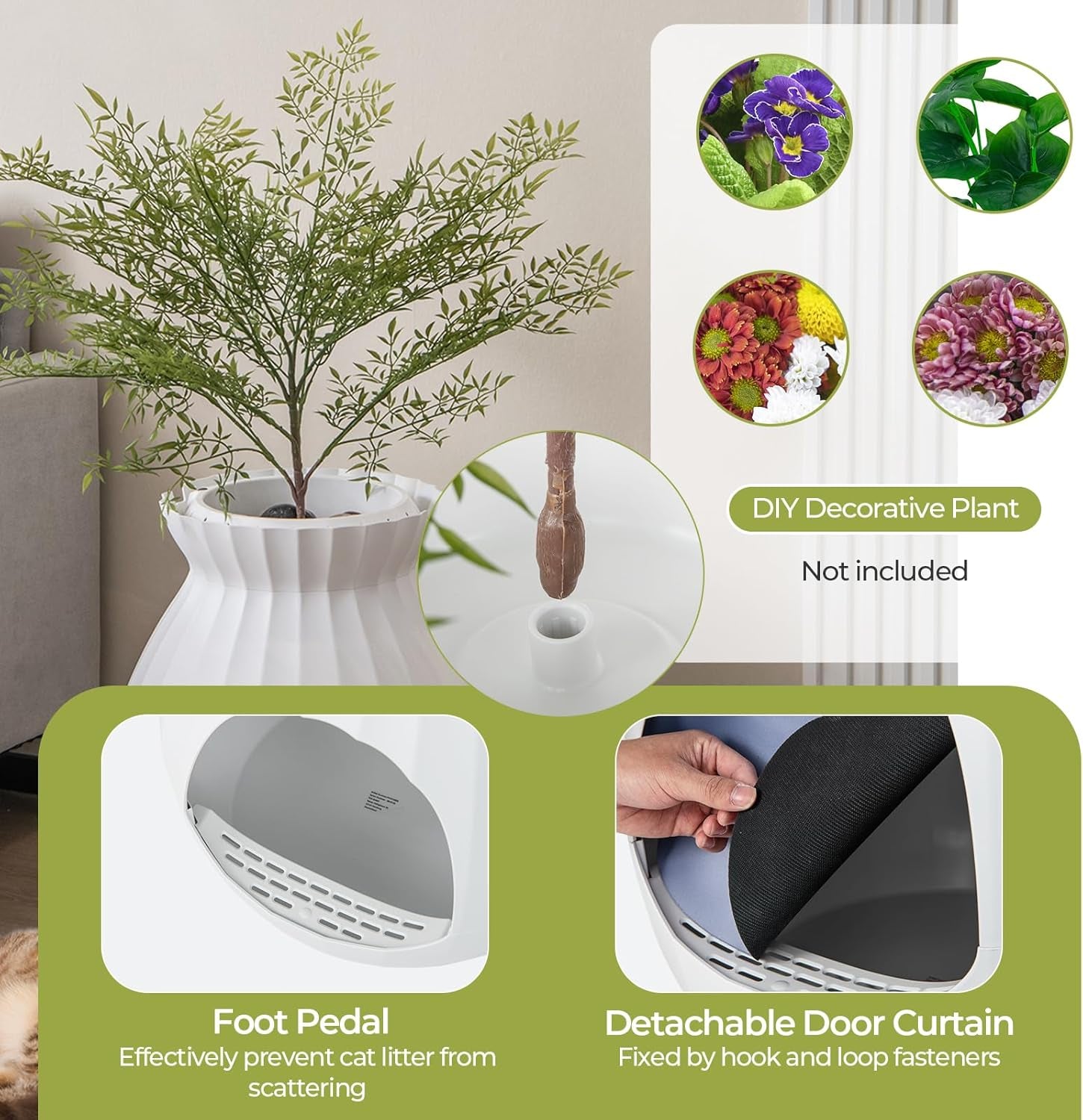 giantex-cat-litter-box-plant-hidden-litter-box-furniture-with-electronic-odor-removal-system-detachable-door-curtain-scoop-cat-litter-box-enclosure-planter-home-decor-easy-to-clean-white
