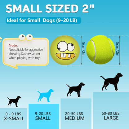 Squeaky Dog Toys Soft Latex Rubber Squeaky Dog Balls for Puppy Small Pet Dogs (8 Pack) (Round Balls)7
