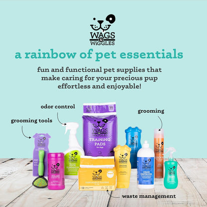 Wags & Wiggles Hypoallergenic Dog Wipes for Sensitive Skin, Fragrance-Free Waterless Cleansing Cloths for Paws, Face, and Dog Body, No SLS, Parabens, or DEA, 100 Count | Waterless Cleansing Cloths for Paws, Face, and Body; No SLS, Parabens, or DEA for Sensitive Skin6