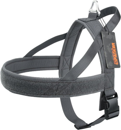 EXCELLENT ELITE SPANKER No Pull Dog Harness Padded Military Patrol Vest Adjustable Nylon Small Service Walking Dog Harness with Handle for Training Running(Blk-M) | Military Dog Harness,Cordura Nylon,Adjustable,Walking,Hiking,Training,Running,For Small Medium Large Dogs9