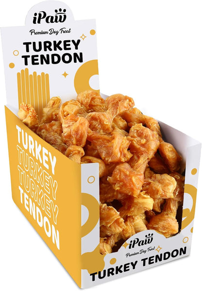 Ipaw 10 Pcs Value Pack Turkey Tendons Ring for Dog, All Natural Human Grade | Single Protein, Hypoallergenic, Grain Free, Rawhide Alternative Dog Treats, Us-Sourced Turkey9
