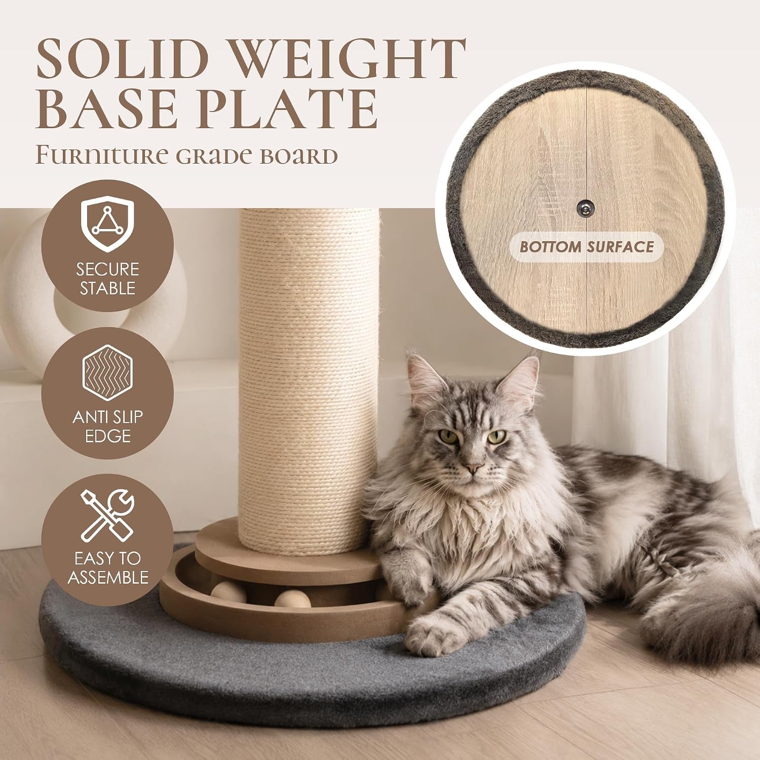 heavy-duty-cat-scratching-post-35-inch-tall-cat-scratcher-cat-tree-tower-with-hanging-ball-for-indoor-cats-adults-sisal-scratching-post-with-toys