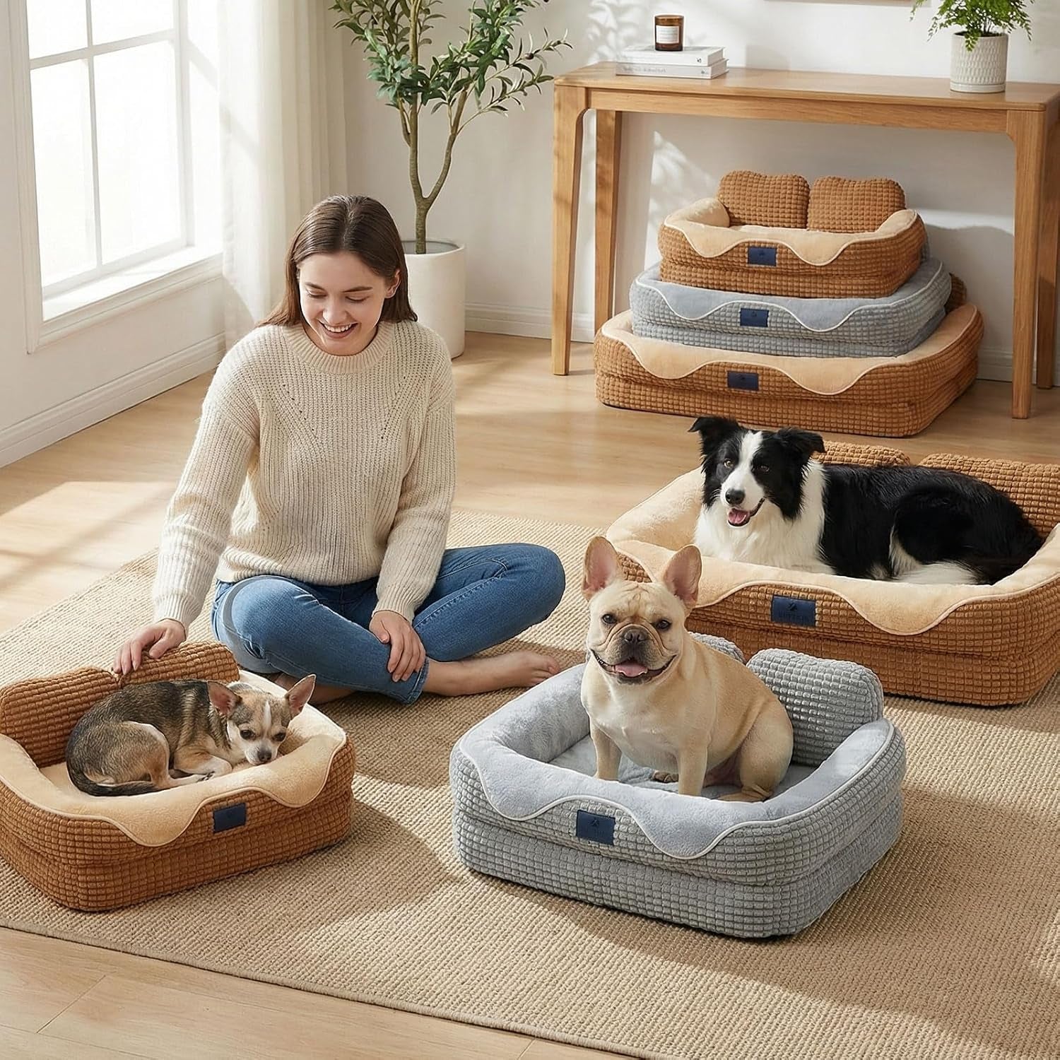 veehoo-square-dog-bed-medium-size-dog-orthopedic-dog-bed-couch-sofa-36-washable-medium-dog-bed-for-indoor-egg-crate-memory-foam-dog-bed-with-sides-removable-cover-high-back-non-slip-bottom