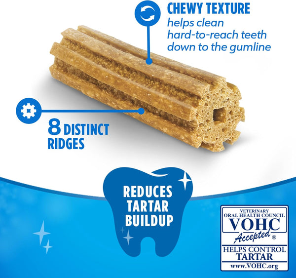 Dentalife Purina Daily Oral Care Dental Large Dog Treats, Pack of 2, 30 Ct | for Large Dogs 40+ Lbs, Chicken-Flavored Dental Chews That Freshen Breath and Fight Tartar Buildup, Made in the USA2