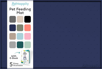 Dog Food Mat - Raised Edges Dogs Mat for Food and Water Prevent Spill, Waterproof Cat Food Mats Protect Floors, Easy Clean Dog Bowl Mats for Food and Water, Silicone Pet Feeding Placemats29