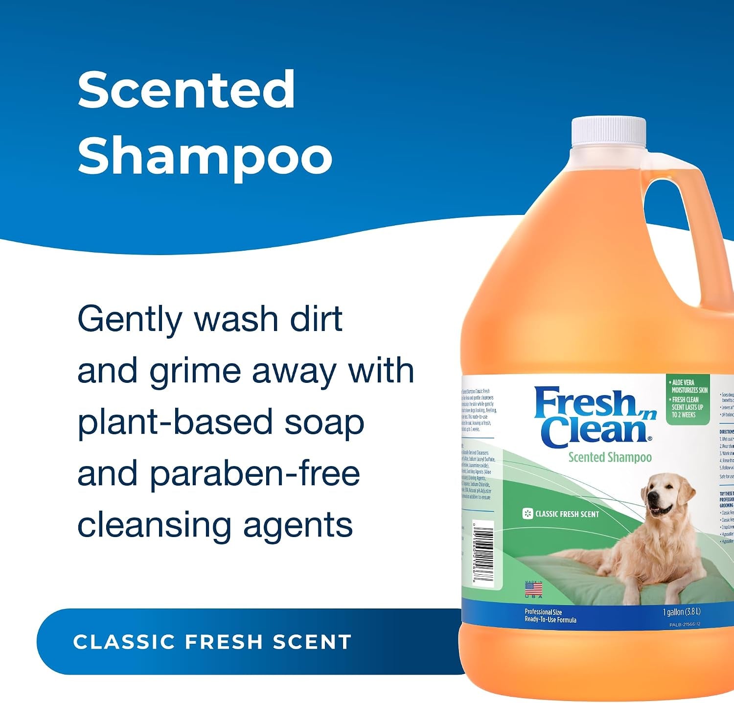 petag-fresh-n-clean-scented-shampoo-classic-fresh-scent-1-gallon-moisturizes-with-vitamin-e-aloe-vera-strengthens-repairs-coats-soap-free