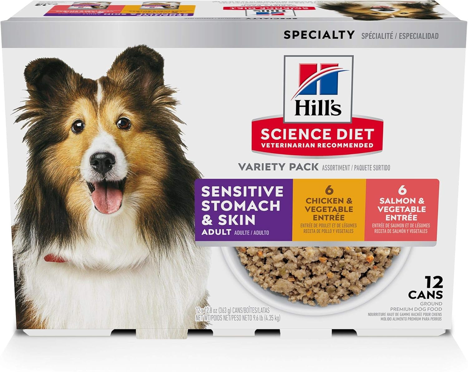 hills-science-diet-sensitive-stomach-skin-wet-dog-food-1-veterinarian-recommended-adult-formula-turkey-rice-12-5-oz-cans-12-pack