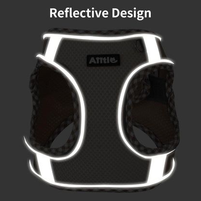 AIITLE Tiny Dog Harness - Lightweight Mesh Step-In Vest for Puppy, Reflective & Escape-Proof Design with High-Stick Magic Tape - Indoor/Outdoor Use for Chihuahua, Maltese, Shih Tzu(Brown-Beige, XXXS)7
