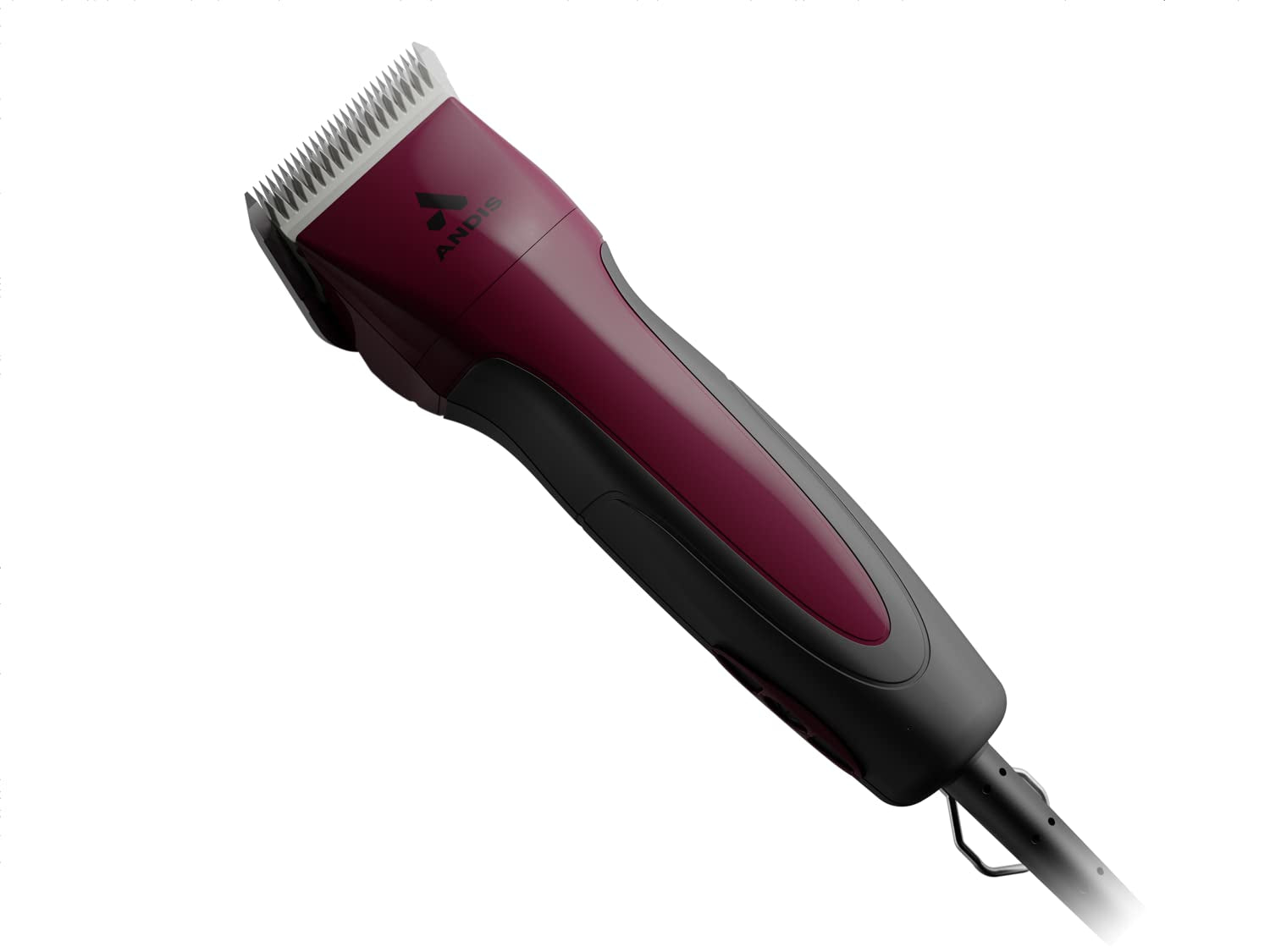 andis-68530-excel-5-speed-detachable-blade-clipper-kit-burgundy-5-speed-rotary-motor-with-new-blade-drive-technology-soft-grip-anti-slip-dog-grooming-clipper