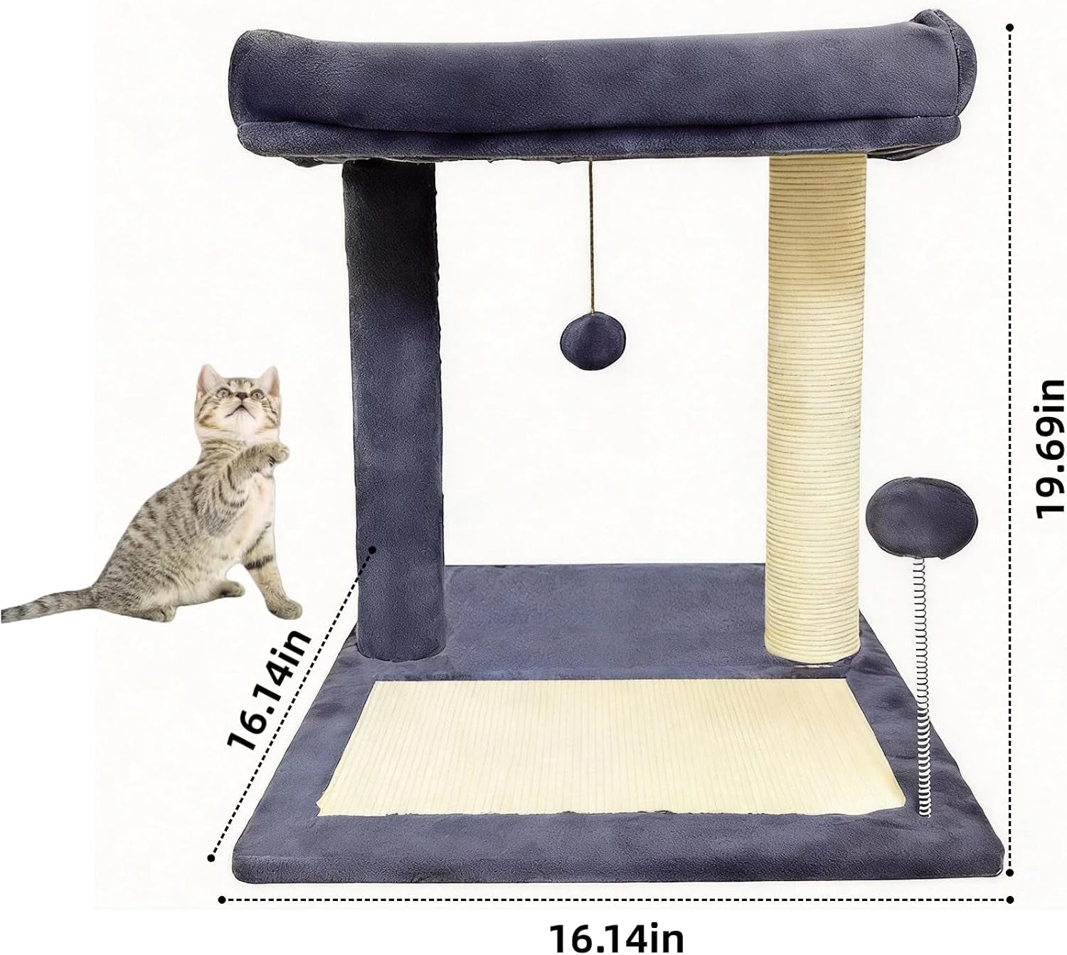 cat-scratching-post-19-69-h50cm-cat-tree-with-cat-bed-scratching-posts-for-indoor-cats-with-two-plush-balls-toy-small-cat-tree-for-kittens-cats-playing-and-relaxing-20-in-grey-cat-tree