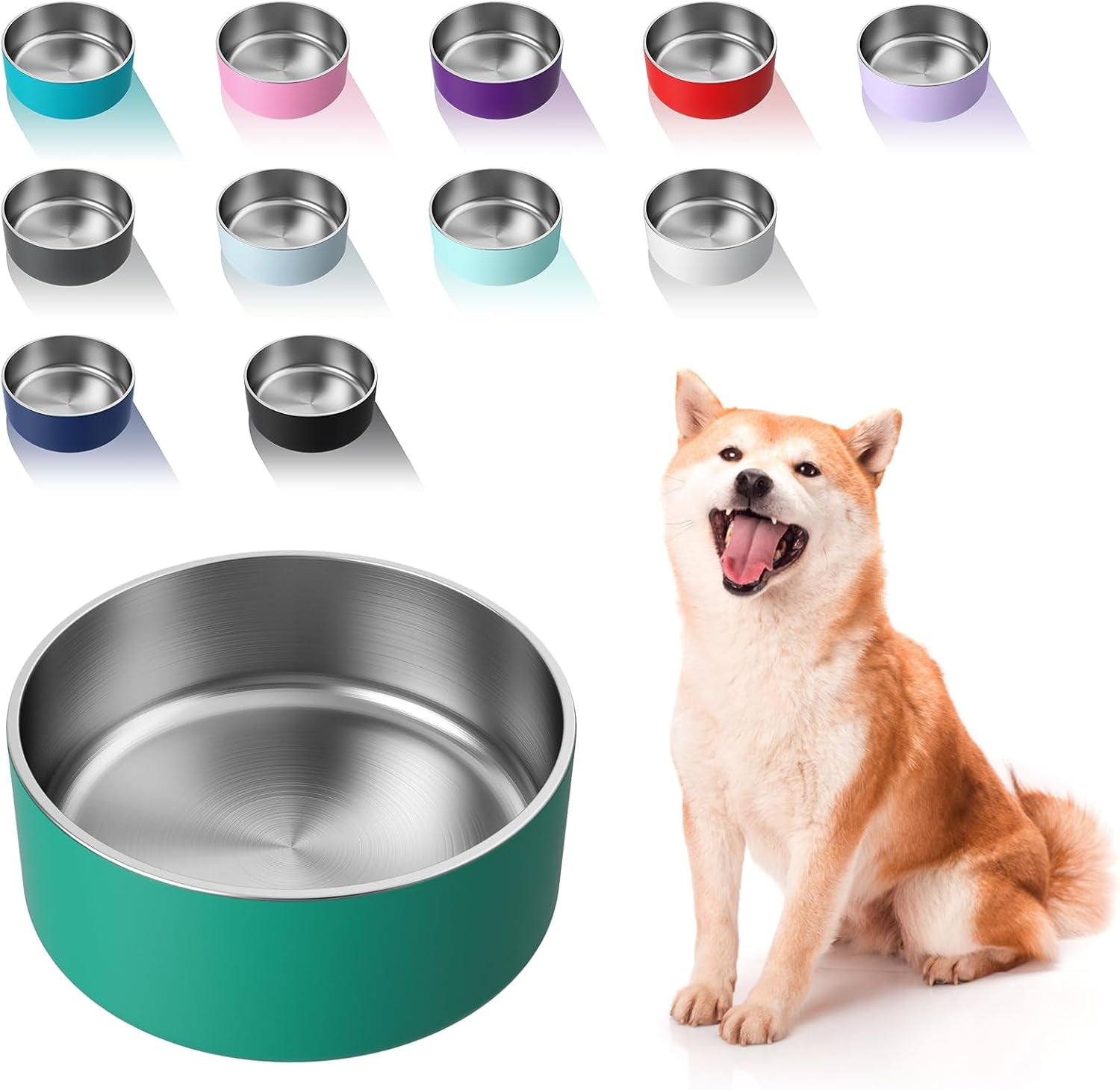 wenbokmin-dog-bowl-stainless-steel-food-and-water-bowl-40oz-blue-non-slip-quiet-bottom-easy-to-clean-dishwasher-safe