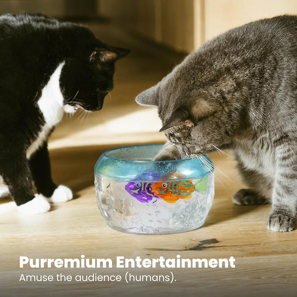 Catstages Meow-Smerizing Fish Electronic Cat Toys, 2Pk, Replacement Pack for Meow-Smerizing Fish Bowl, Multicolored6