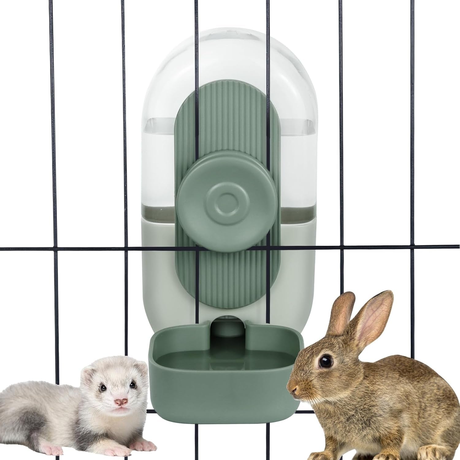 lemtrflo-28oz-rabbit-water-bottle-dispenser-bunny-cage-water-bowl-suitable-for-rabbits-guinea-pigs-ferrets-and-other-small-pets