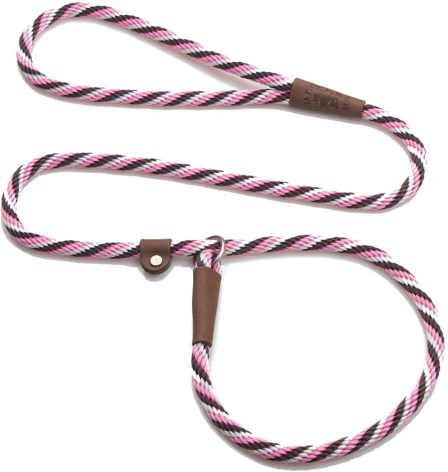 mendota-pet-slip-leash-dog-lead-and-collar-combo-made-in-the-usa-mocha-3-8-in-x-6-ft-for-small-medium-breeds