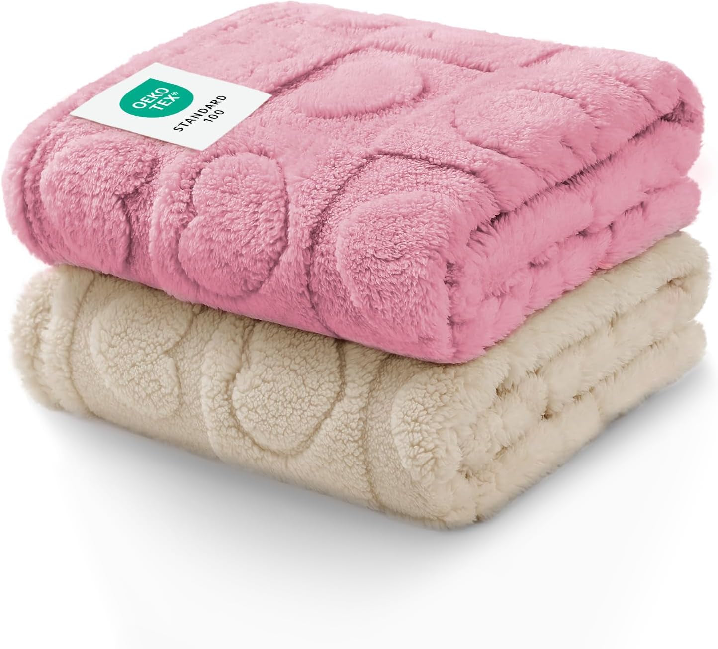 luciphia-small-dog-blanket-washable-pet-bed-cover-soft-fluffy-puppy-blanket-with-premium-fleece-300gsm-cozy-calming-cat-blankets-for-indoor-cats-pink-30x20-inch