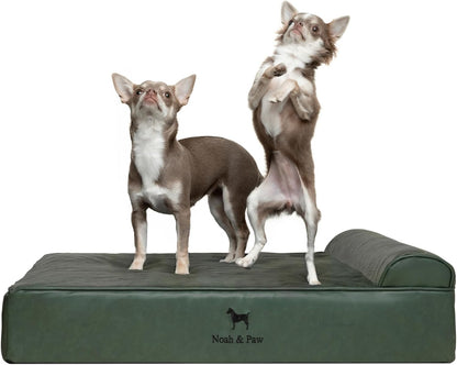 NOAH & PAW Large Dog Bed, 35X25X8.7 Inch, Orthopedic Dog Beds, Eggshell Memory Foam Infused with Cooling Gel, Water Resistant, Machine Washable, Includes Inner Cover (Velvet Collection)29