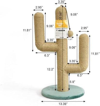 Everyyay by Petco Scratchin' the Surface Cactus Cat Scratcher 27" H3
