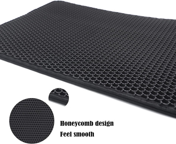 XKMT- Animal Pet Supplies Cats Litter & Housebreaking 30X40 Black Cat Litter Mat Double Layer Pad Trapper Folding Pad EVA Foam Rubber5