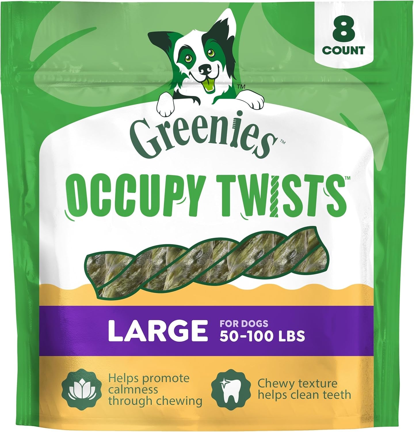 greenies-occupy-twists-large-breed-dog-treats-chicken-flavor-4-count-for-dogs-50-100-lbs-rawhide-free-promotes-calmness-helps-clean-teeth-highly-digestible-8-55-oz-pack