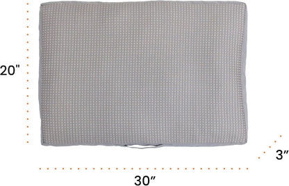 Best Friends by Sheri Cool & Cozy Dog Cooling Bed, Orthopedic Comfort with Shredded Foam & Plush Polyfill, Water Resistant Base & Washable Cover, Dogs & Puppies, Gray, Small, 30" X 20"7