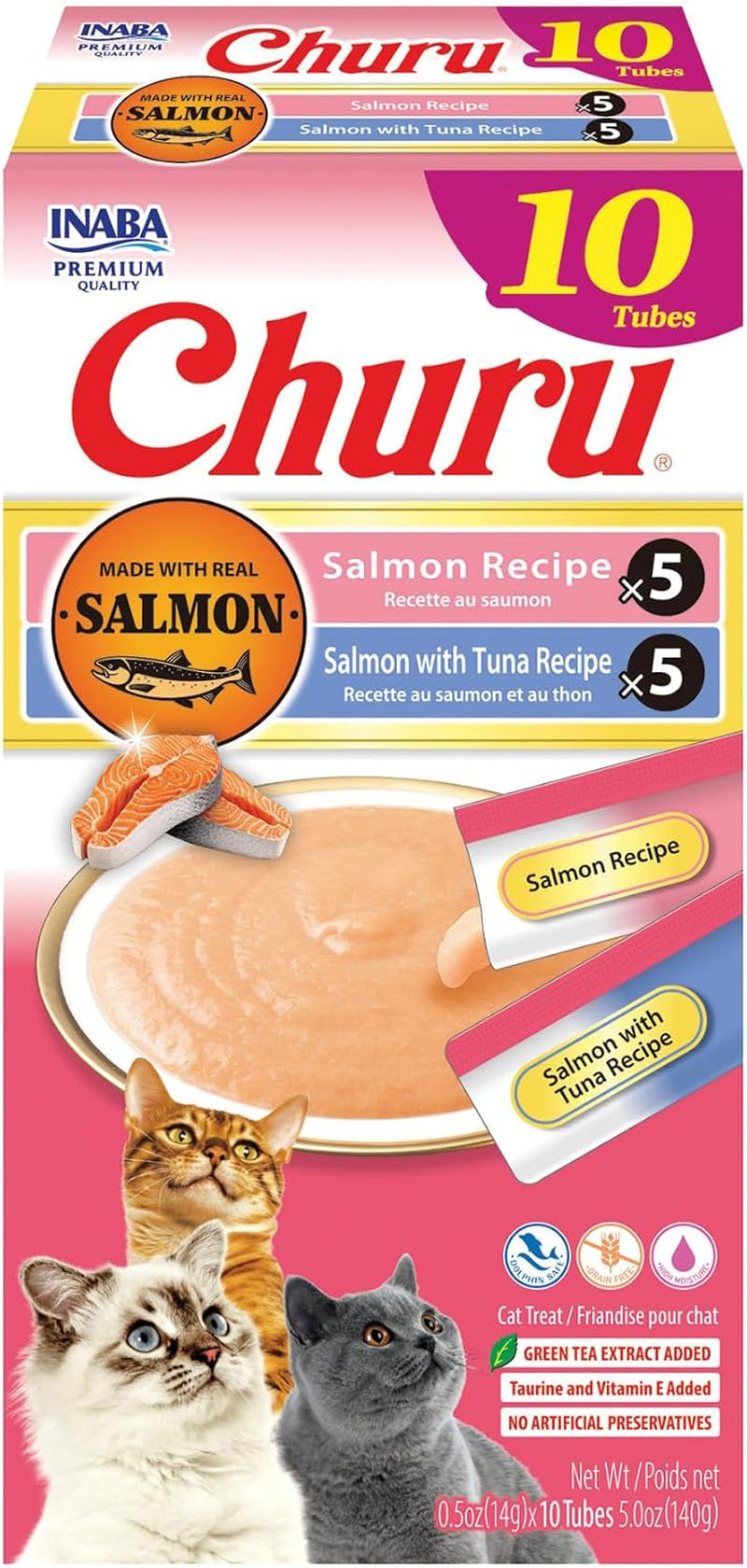 inaba-churu-cat-treats-lickable-squeezable-creamy-puree-cat-treat-with-green-tea-extract-taurine-0-5-ounces-each-tube-20-tubes-tuna-variety