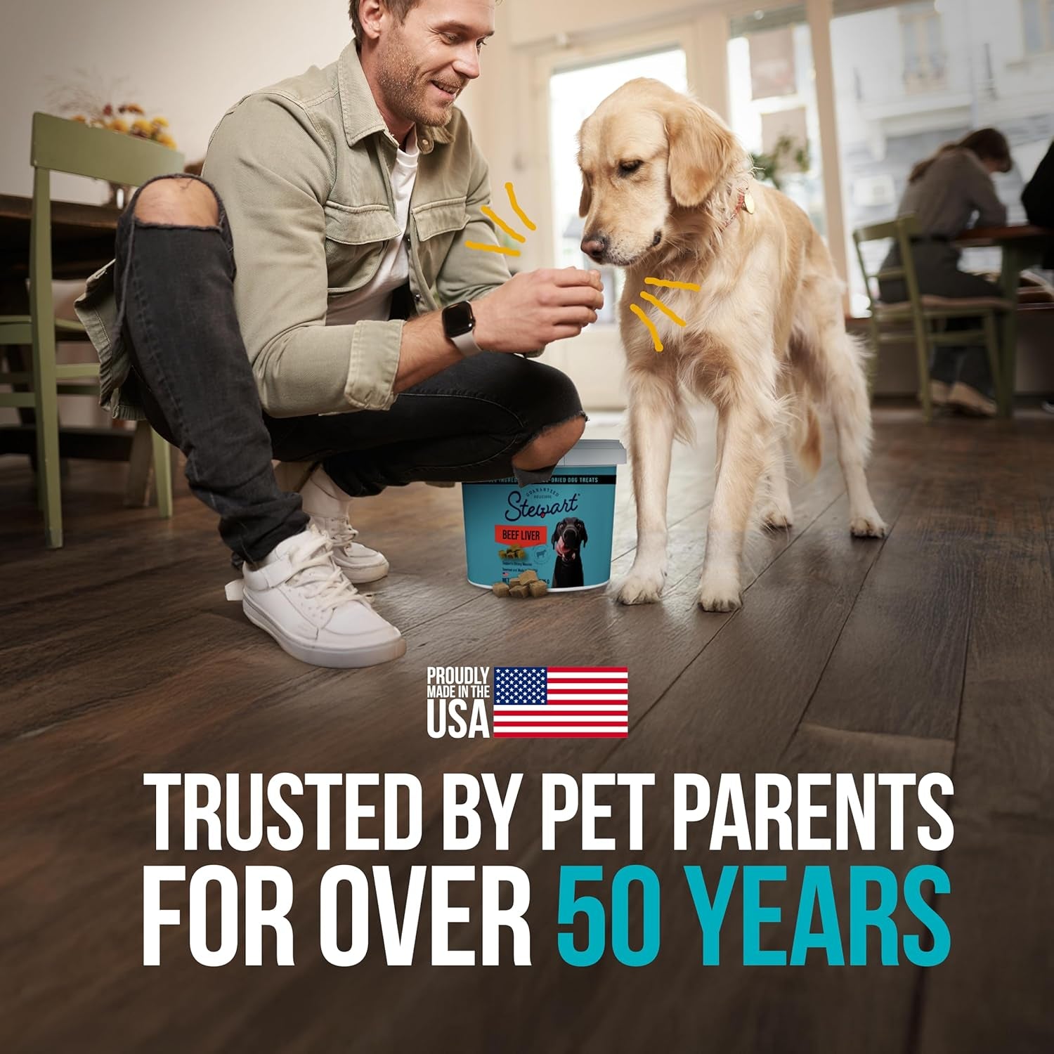 stewart-freeze-dried-dog-treats-100-beef-liver-21-oz-tub-premium-quality-raw-protein-single-ingredient-high-protein-training-treats-food-topper-no-refrigeration-cat-friendly