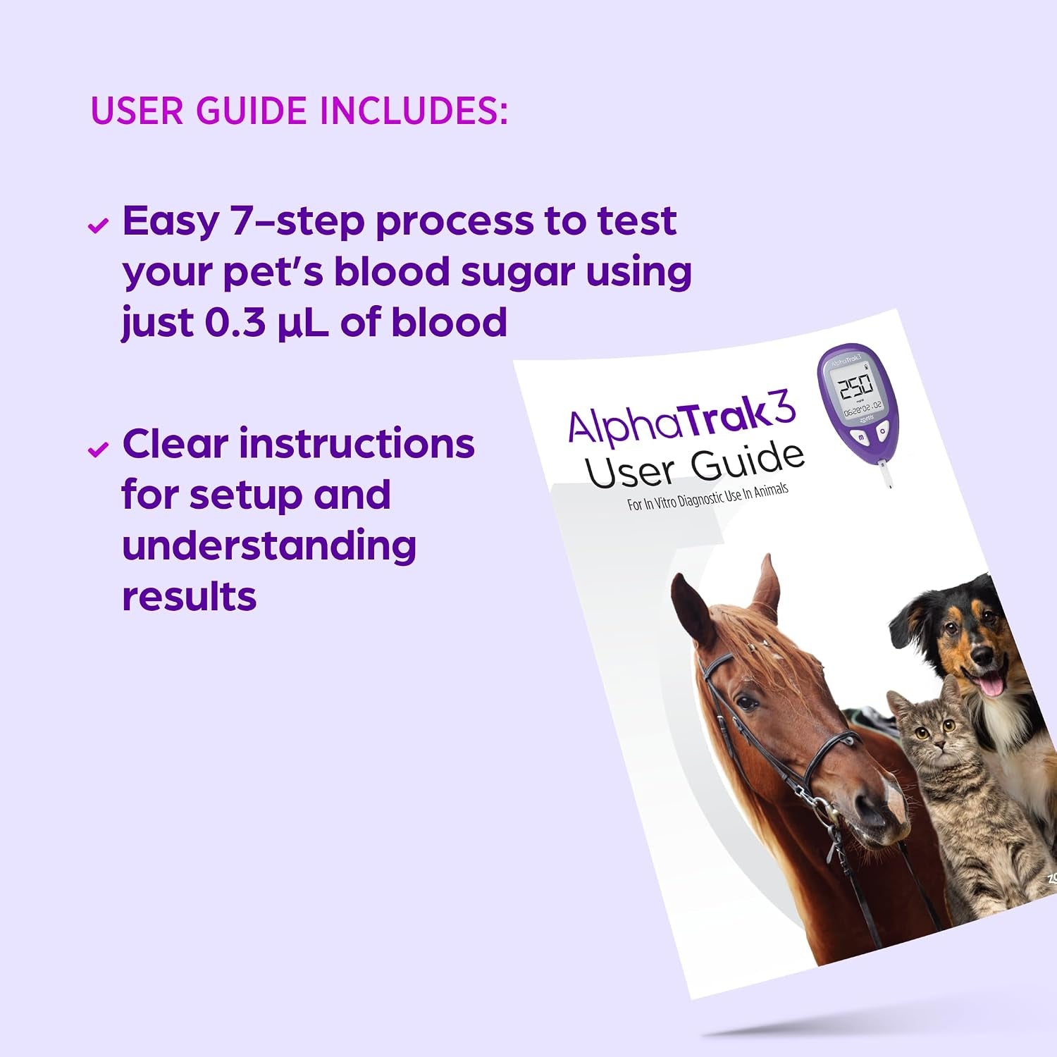 alphatrak3-blood-glucose-monitoring-kit-for-diabetic-dogs-cats-horses-8-piece-system-for-at-home-use-accurate-digital-results-in-5-seconds-or-less-mobile-app-tracking-uses-small-blood-sample