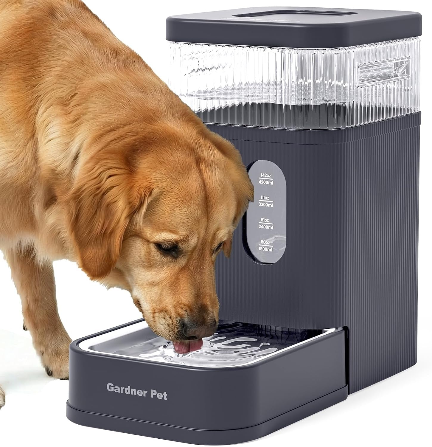 gardner-pet-2-2-gallon-automatic-dog-water-bowl-dispenser-8-5l-gravity-water-feeder-with-stainless-steel-bowl-maifan-stone-filter-bpa-free-for-for-cats-and-dogs-black-2-2-gallon