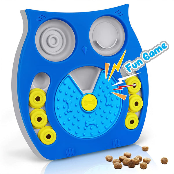 Joansan Interactive Dog Puzzle Game Toys, Dog Enrichment Toys for Puppy Mentally Stimulating Treat Dispenser Dog Treat Puzzle Feeder for Small,Medium and & Large Dogs Treat Training (Blue)7