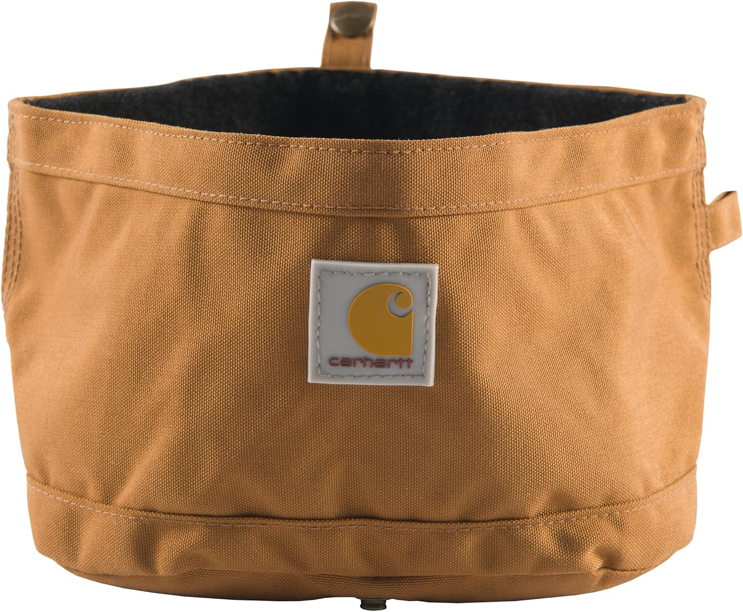 carhartt-nylon-duck-travel-dog-bowl-carhartt-brown-packable-dog-bowl-for-food-and-water-10-cup-capacity
