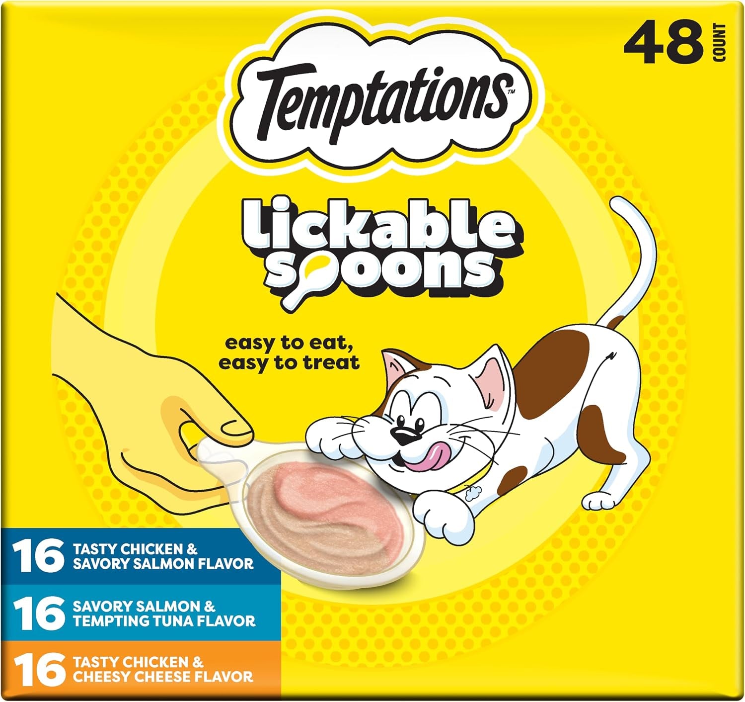 temptations-lickable-spoons-wet-cat-treats-variety-pack-24-count-two-irresistible-flavors-per-spoon-mess-free-creamy-puree-hand-feed-for-bonding-use-as-treat-or-food-topper-adult-cats
