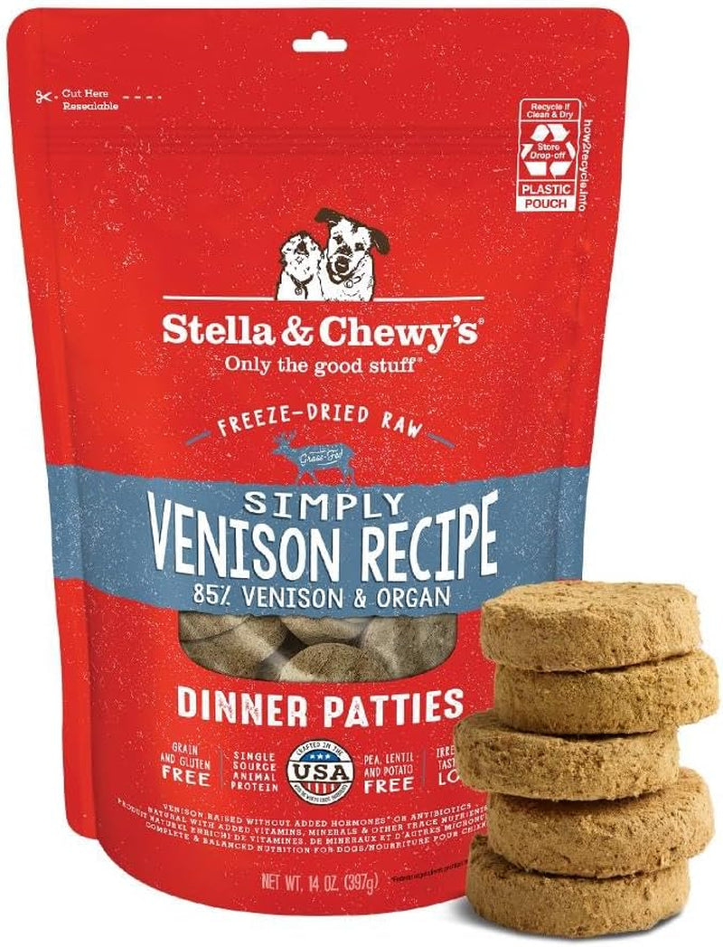 stella-chewys-freeze-dried-raw-dinner-patties-beef-recipe-high-protein-grain-free-puppy-dog-food-perfect-for-picky-eaters-25-oz