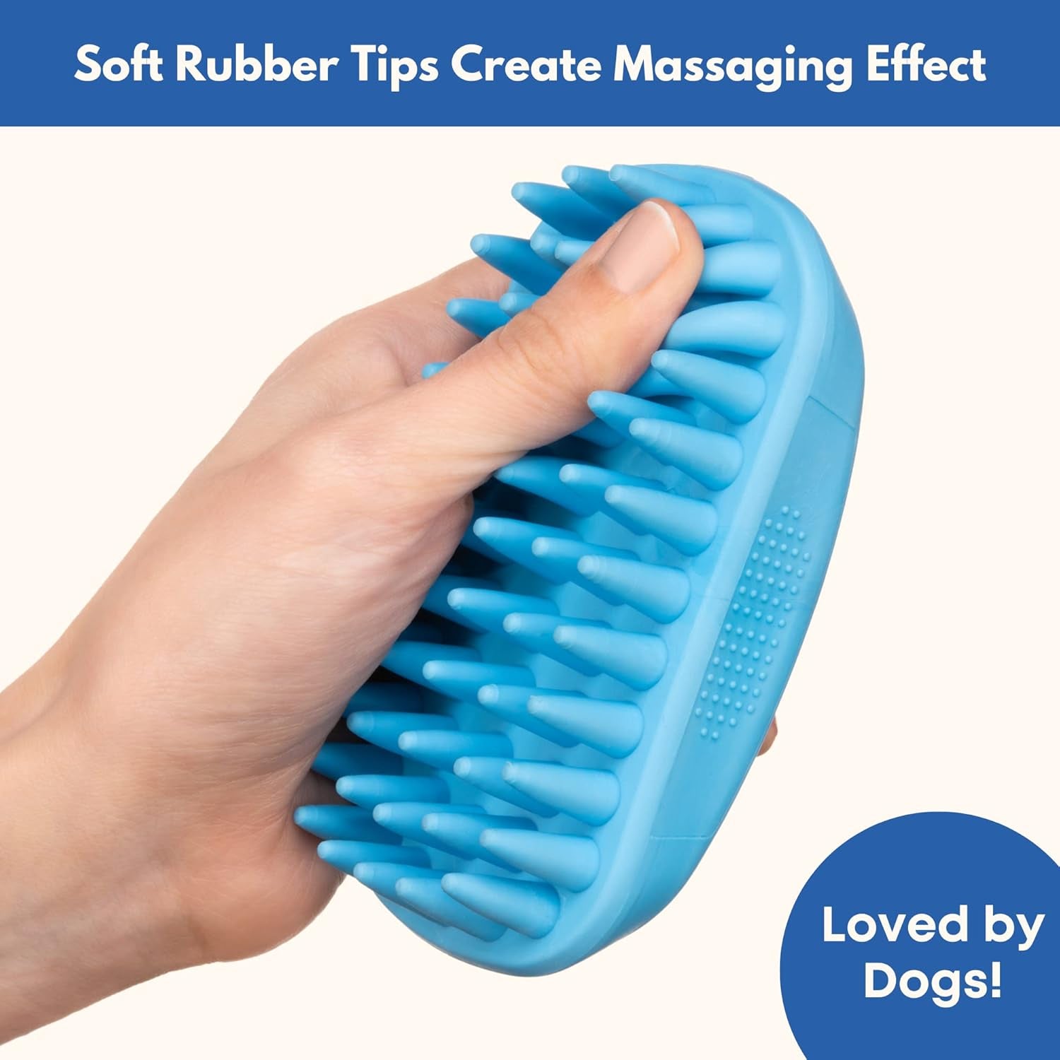 rubber-curry-brush-dog-for-short-haired-dogs-soft-gentle-deshedding-brush-use-wet-as-bath-brush-or-dry-for-grooming-loose-hair