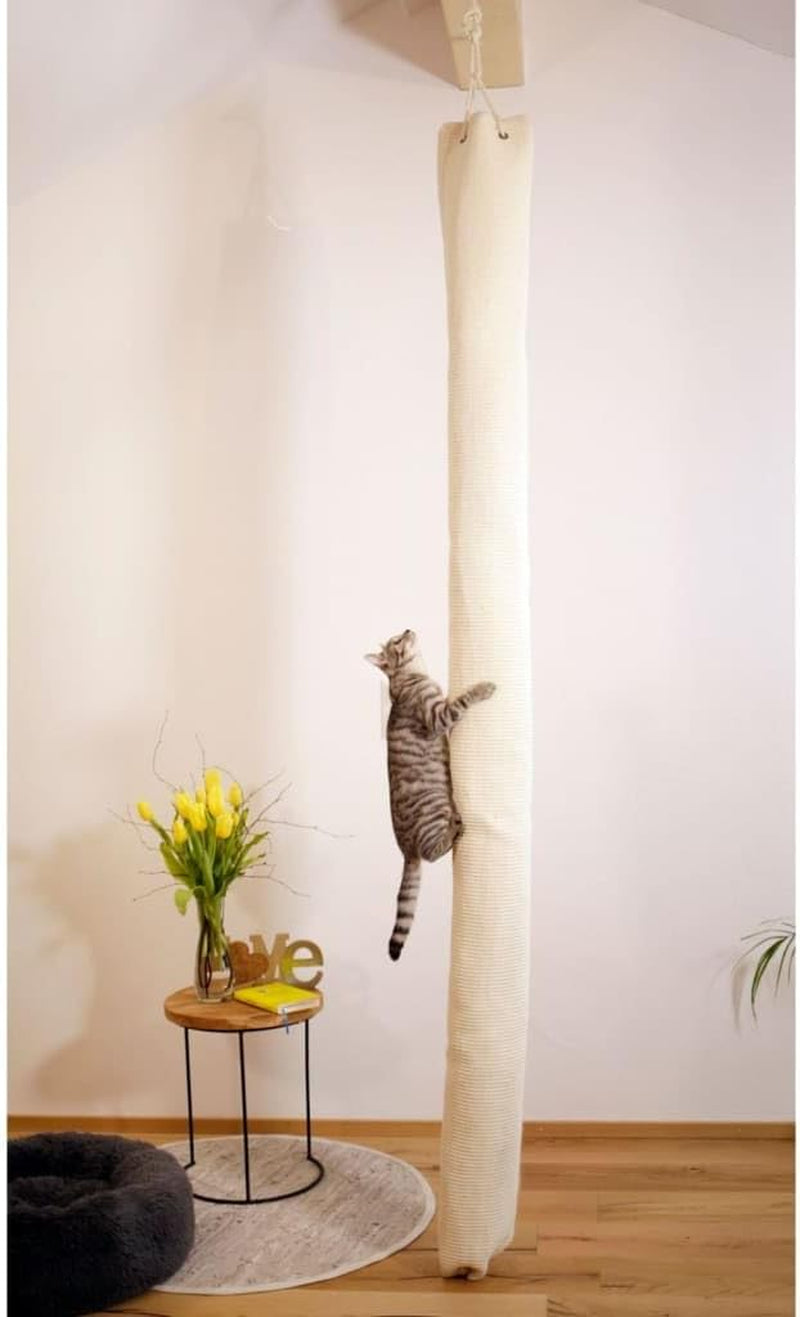 kerbl-scratch-bag-climber-for-cats-16x16x260-cm-beige-1-stuck-1er-pack