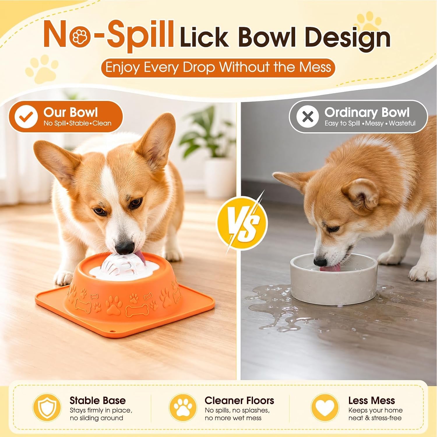 slow-feeder-dog-bowls-anti-slip-dog-lick-bowl-with-interactive-rolling-ball-anxiety-relief-liquid-treat-feeder-bone-broth-yogurt-licking-toy-for-small-medium-large-dogs-and-catsorange