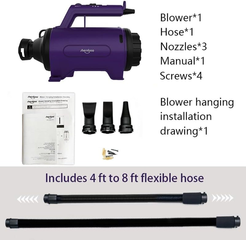 dog-dryer-high-velocity-pet-dog-grooming-force-hair-dryer-blower-high-velocity-force-blower-dryer-for-professional-dog-pet-grooming-purple-sherbao-smd-06p