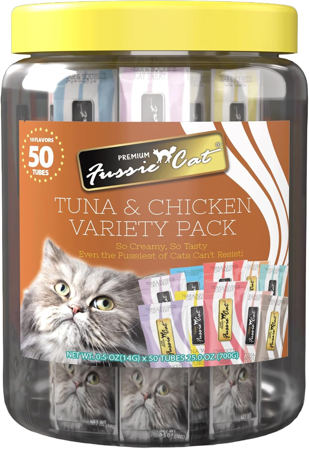 fussie-cat-0-5-ounces-each-50-tubes-ocean-fish-variety-10-flavors