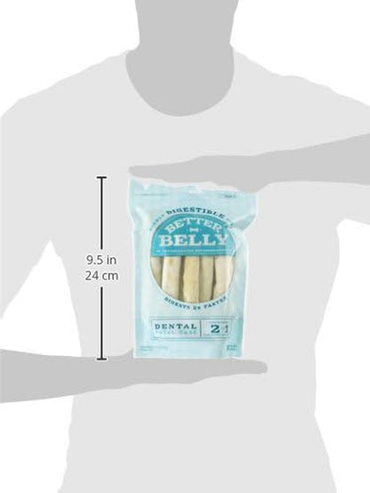 Better Belly Highly Digestible Rawhide Dental Chews, Treat Your Dog to a Chew with NO Artificial Colors or Flavors, 10 Count3