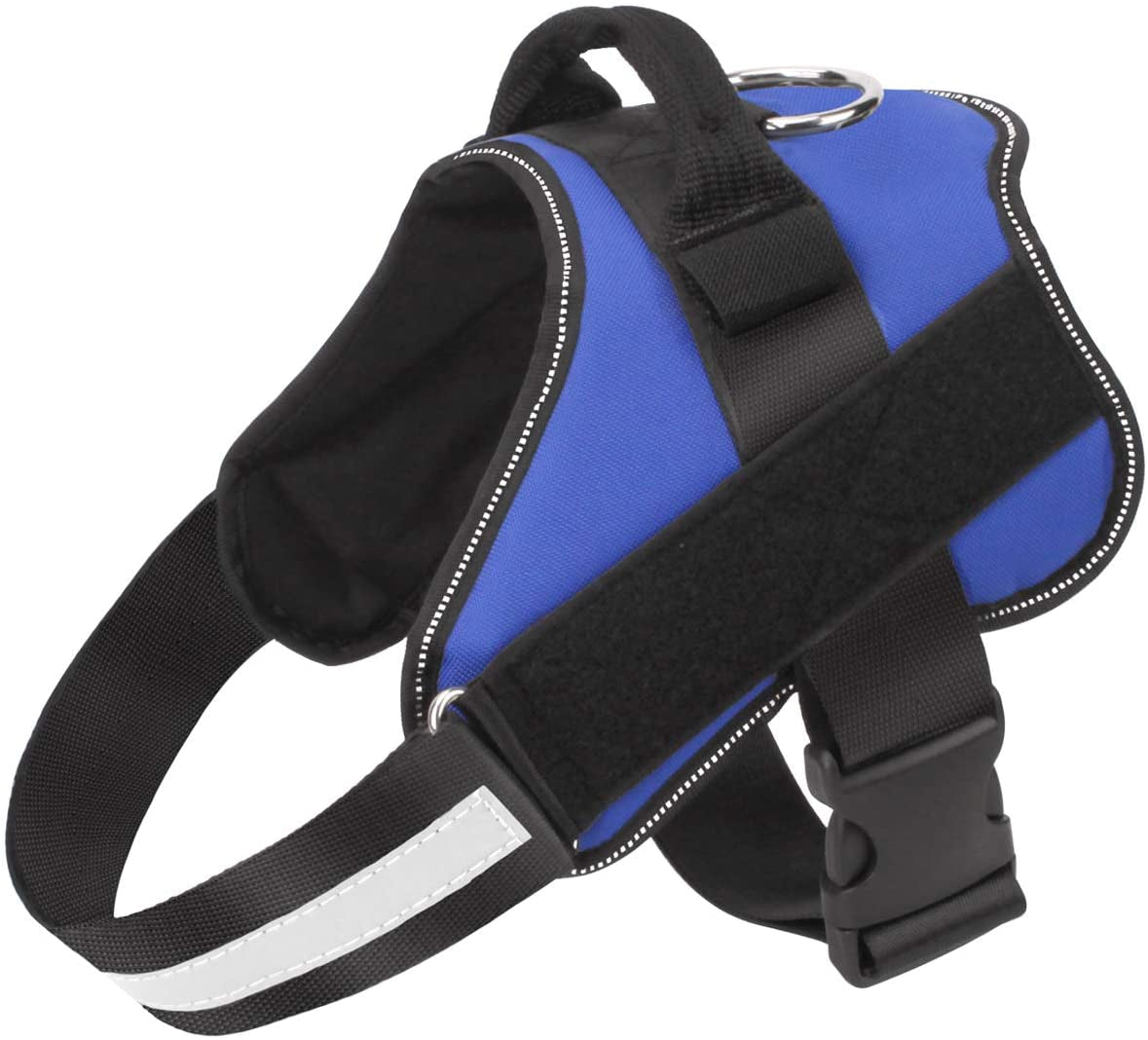 dog-harness-no-pull-reflective-dog-vest-breathable-adjustable-pet-harness-with-handle-for-outdoor-walking-no-more-pulling-tugging-or-choking-blue-s
