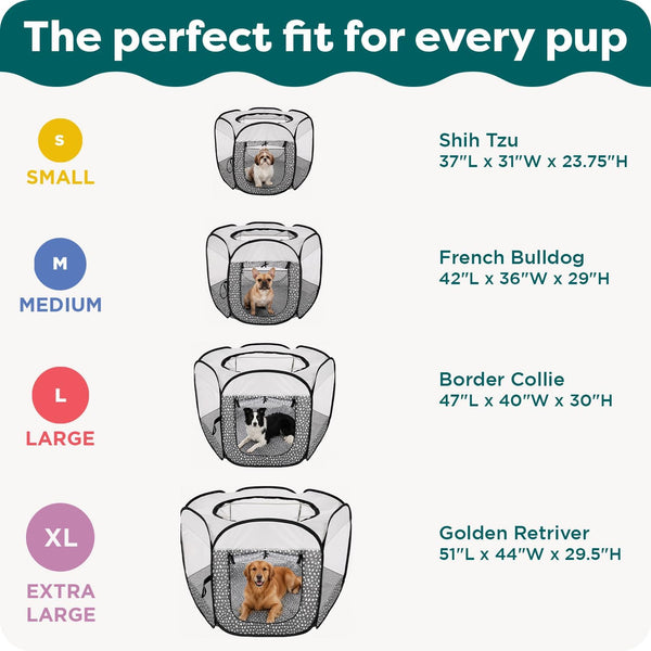 Furhaven Soft-Sided Dog & Cat Playpen, Portable Foldable Indoor & Outdoor Pet Playpen with Mesh Windows & Zippered Door, Gray, Extra Large6
