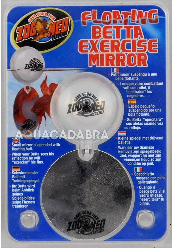 Zoo Med Floating Betta Exercise Mirror White 2 Oz.6